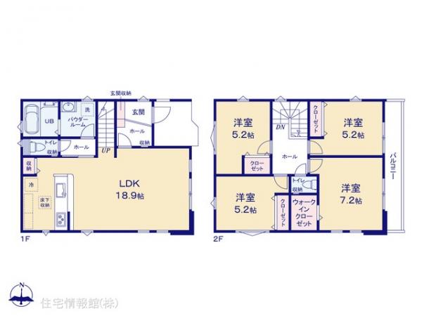 新築戸建 神奈川県座間市立野台３丁目384 小田急線座間駅 4,299万円