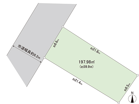 土地 加須市騎西 東武伊勢崎線加須駅 620万円