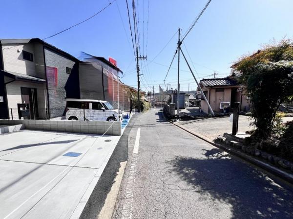 あきる野市五日市 第10 前面道路含む現地写真