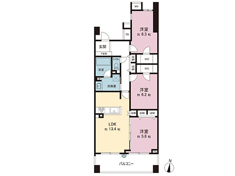 中古マンション 茅ヶ崎市本村４丁目 JR東海道本線(東京〜熱海)茅ヶ崎駅 4,380万円