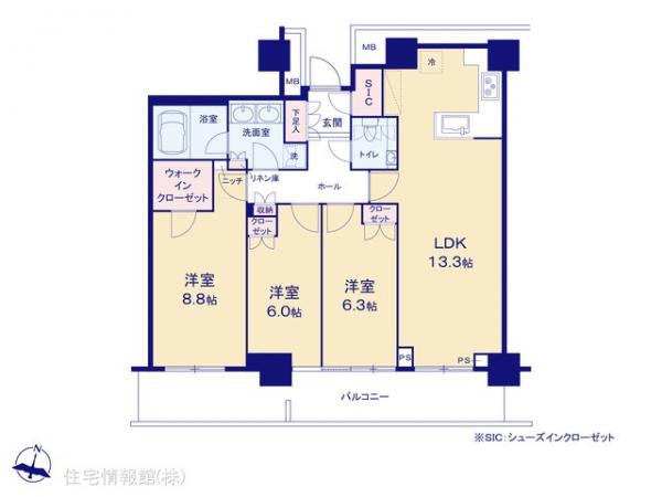 中古マンション 神奈川県川崎市中原区中丸子13-10 JR横須賀線武蔵小杉駅 1億9,180万円