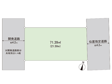 土地 大和市下鶴間２丁目 小田急江ノ島線鶴間駅 2,380万円