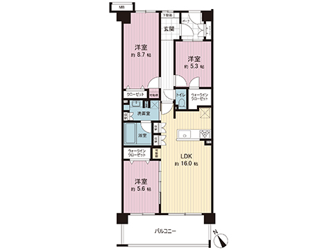 中古マンション 町田市小山ヶ丘４丁目 京王相模原線多摩境駅 3,798万円