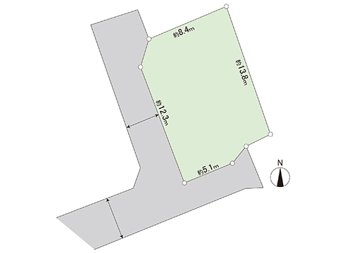 土地 宇都宮市大和１丁目 東武宇都宮線江曽島駅 1,250万円