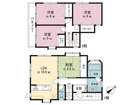 中古戸建 八王子市石川町 JR八高線（八王子〜高麗川）小宮駅 1,980万円