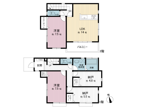 中古戸建 八王子市中野上町４丁目 JR中央線西八王子駅 2,899万円