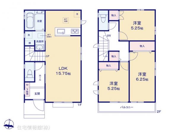 新築戸建 東京都東大和市中央４丁目1039-31 多摩モノレール上北台駅 3,990万円