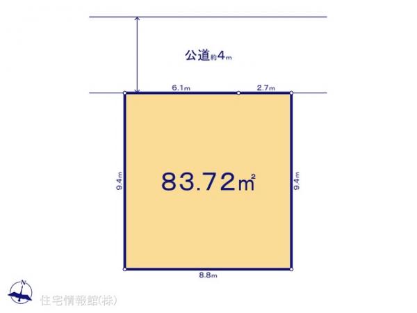 土地 埼玉県吉川市大字保732-9 JR武蔵野線吉川駅 1,780万円
