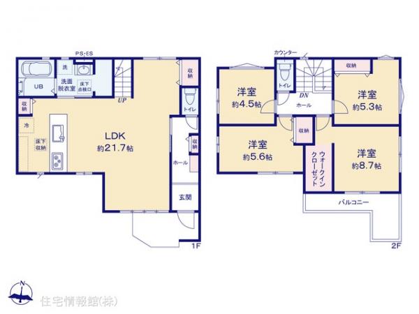 新築戸建 埼玉県越谷市大字大林380-6 東武伊勢崎線北越谷駅 3,799万円