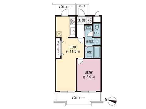 中古マンション 横浜市港北区日吉５丁目 横浜市営地下鉄グリーンライン日吉駅 2,680万円