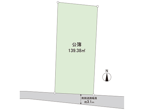 土地 宇都宮市鶴田町 JR日光線鶴田駅 890万円