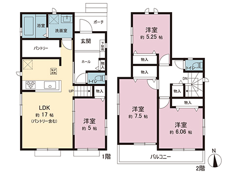 新築戸建 宇都宮市御幸本町 JR東北本線（宇都宮線）宇都宮駅 3,090万円