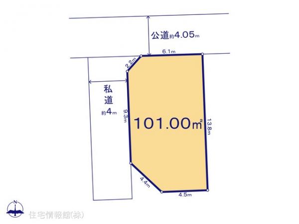 土地 埼玉県さいたま市中央区大戸３丁目287-3 JR埼京線南与野駅 5,090万円