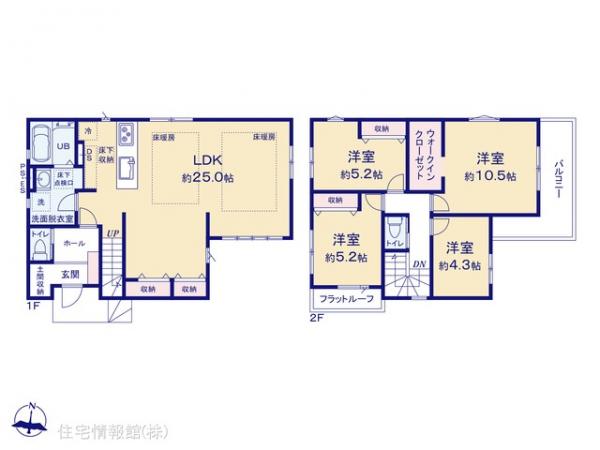 新築戸建 東京都西東京市保谷町５丁目1420-18 西武新宿線西武柳沢駅 8,449万円