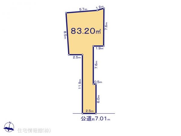 土地 東京都足立区大谷田５丁目21-19 千代田線北綾瀬駅 3,560万円