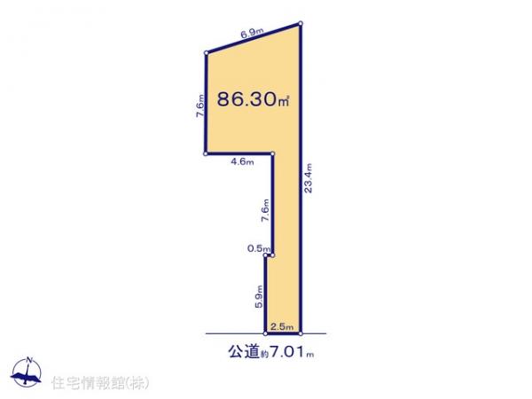 土地 東京都足立区大谷田５丁目21-19 千代田線北綾瀬駅 3,560万円