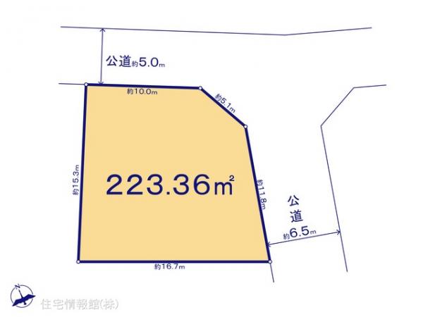 土地 神奈川県横浜市港北区高田西４丁目39-13 横浜市営地下鉄グリーンライン高田駅 5,780万円