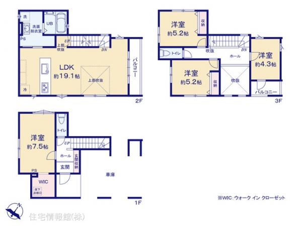新築戸建 埼玉県川越市熊野町 東武東上線上福岡駅 3,799万円