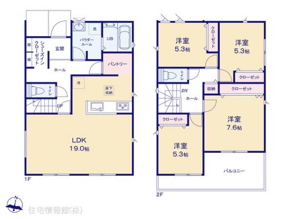 新築戸建 神奈川県茅ヶ崎市柳島２丁目293-10 JR東海道本線(東京〜熱海)茅ヶ崎駅 4,290万円