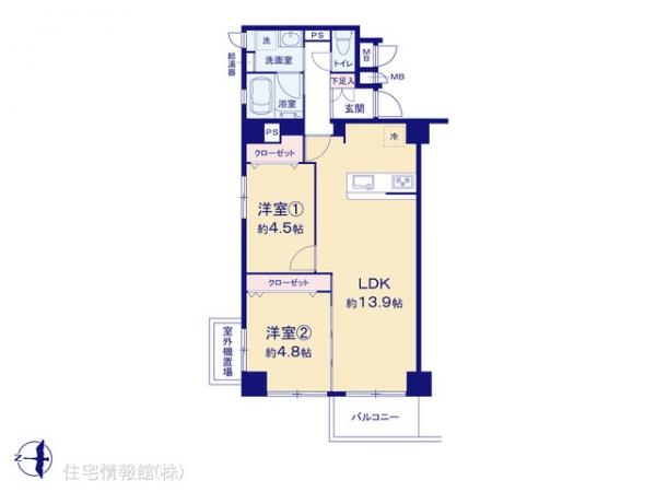 中古マンション 東京都三鷹市下連雀３丁目42-1 JR中央線三鷹駅 3,199万円