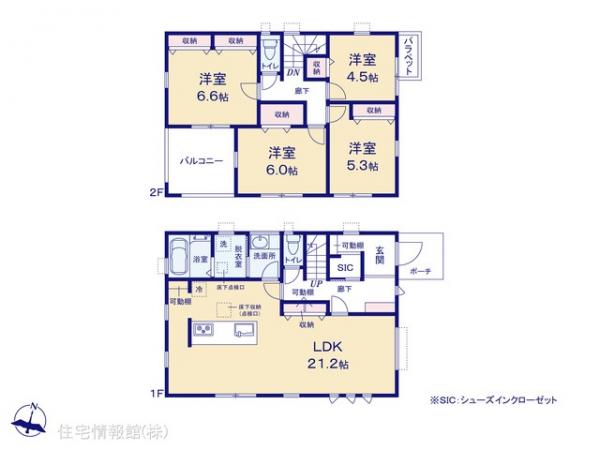 新築戸建 神奈川県横浜市青葉区桂台２丁目 東急田園都市線青葉台駅 7,980万円