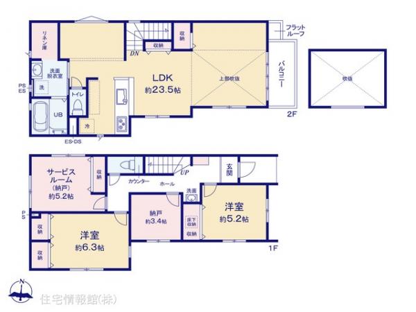 新築戸建 千葉県松戸市古ケ崎２丁目3173-3 千代田常磐線北松戸駅 4,799万円