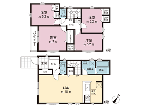 新築戸建 横浜市泉区新橋町 相鉄いずみ野線弥生台駅 5,699万円