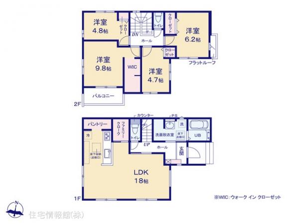 新築戸建 東京都武蔵村山市学園４丁目27-2 多摩モノレール上北台駅 4,690万円