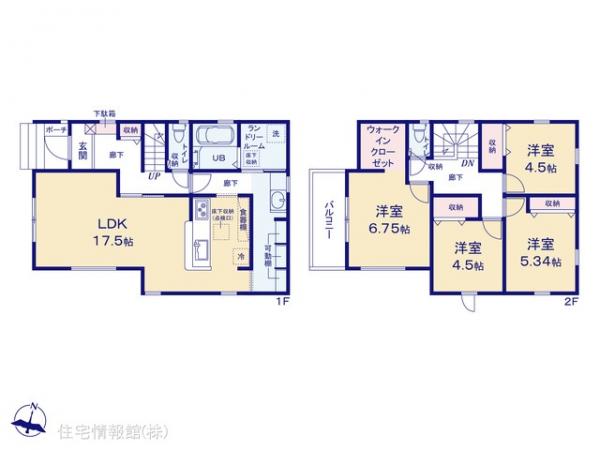 新築戸建 埼玉県八潮市八潮７丁目6-12 つくばエクスプレス八潮駅 4,880万円