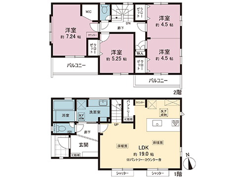 新築戸建 横浜市泉区緑園７丁目 相鉄いずみ野線南万騎が原駅 7,430万円