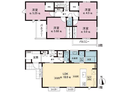 新築戸建 横浜市泉区緑園７丁目 相鉄いずみ野線南万騎が原駅 7,430万円