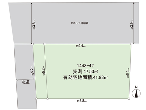 土地 川口市大字赤山 埼玉高速鉄道新井宿駅 750万円