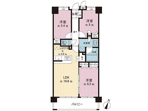 中古マンション 平塚市上平塚 JR東海道本線(東京〜熱海)平塚駅 2,280万円