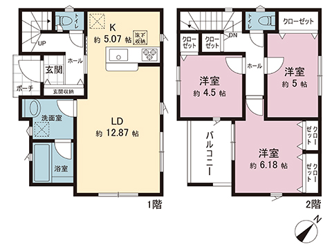 新築戸建 町田市図師町 JR横浜線古淵駅 3,380万円