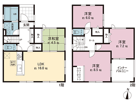 新築戸建 宇都宮市西川田南１丁目 東武宇都宮線西川田駅 2,790万円