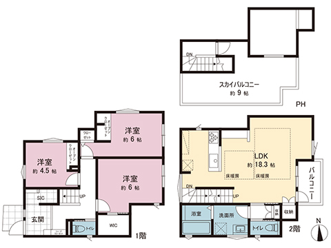 新築戸建 川崎市多摩区南生田１丁目 小田急線読売ランド前駅 5,280万円