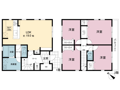 新築戸建 相模原市南区相武台３丁目 小田急線相武台前駅 4,399万円
