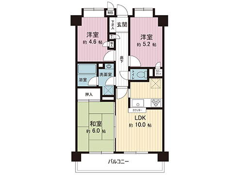 中古マンション 相模原市中央区東淵野辺５丁目 JR横浜線古淵駅 2,289万円