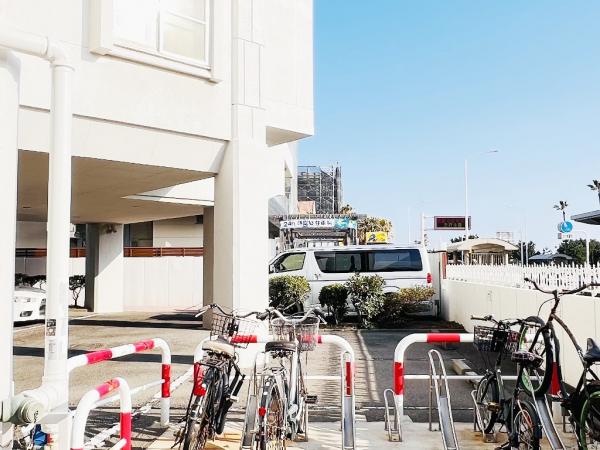 片瀬東映マンション 駐輪場