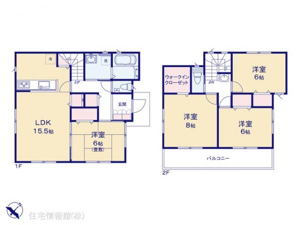 新築戸建 千葉県木更津市中島2349-4 JR内房線巌根駅 3,040万円