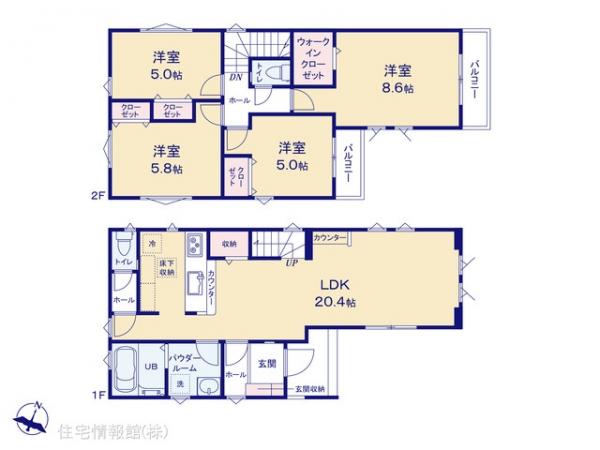 新築戸建 埼玉県さいたま市西区大字指扇2792-3 JR川越線指扇駅 4,899万円