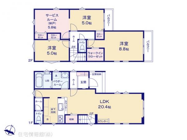 新築戸建 埼玉県さいたま市西区大字指扇2792-3 JR川越線指扇駅 4,799万円