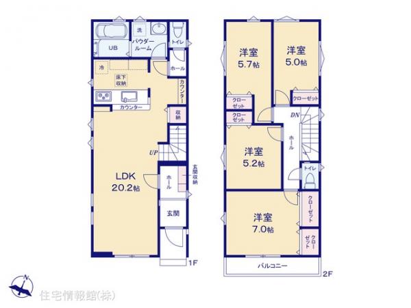 新築戸建 埼玉県さいたま市西区大字指扇2792-3 JR川越線指扇駅 4,499万円