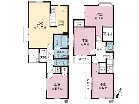 中古戸建 川崎市麻生区上麻生６丁目 小田急線柿生駅 5,780万円