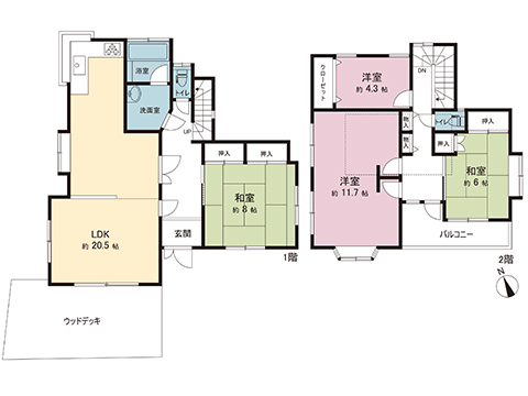 中古戸建 川崎市麻生区早野 小田急線柿生駅 4,380万円