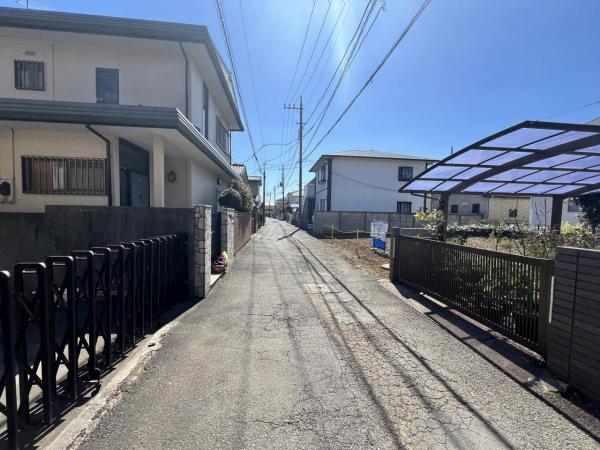 西東京市富士町２丁目 土地 前面道路含む現地写真