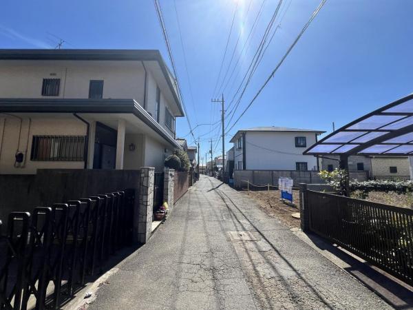 西東京市富士町２丁目 土地 前面道路含む現地写真