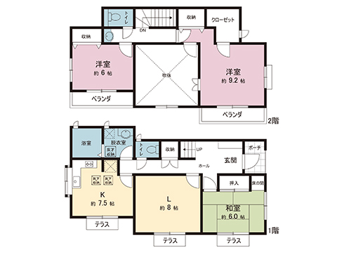 中古戸建 市原市ちはら台東１丁目 京成千原線ちはら台駅 2,480万円