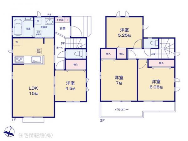 新築戸建 埼玉県新座市石神４丁目5 西武池袋線東久留米駅 4,090万円