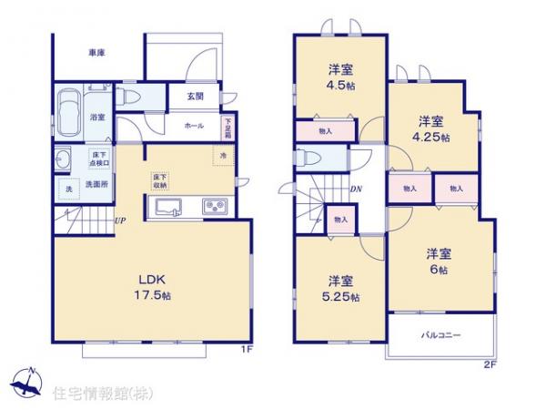 新築戸建 埼玉県新座市石神４丁目5 西武池袋線東久留米駅 3,690万円